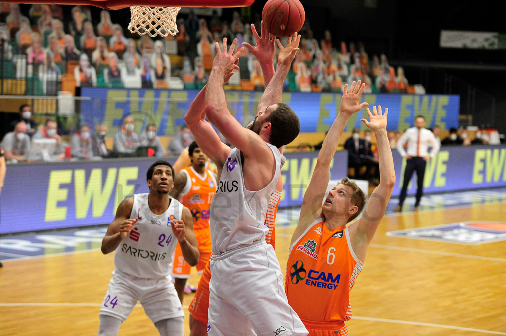 BBL - 25. Spieltag - RASTA Vechta vs. BG Goettingen - RASTA Dome Vechta - 27.03.2021 - copyright by Kaisen-Foto