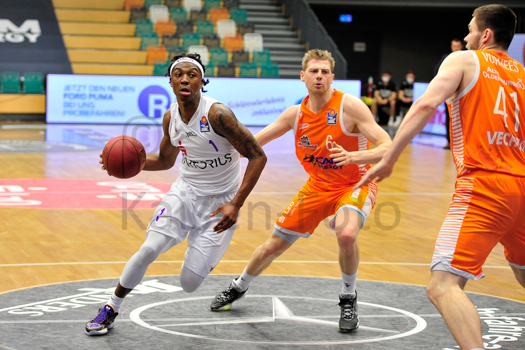 BBL - 25. Spieltag - RASTA Vechta vs. BG Goettingen - RASTA Dome Vechta - 27.03.2021 - copyright by Kaisen-Foto