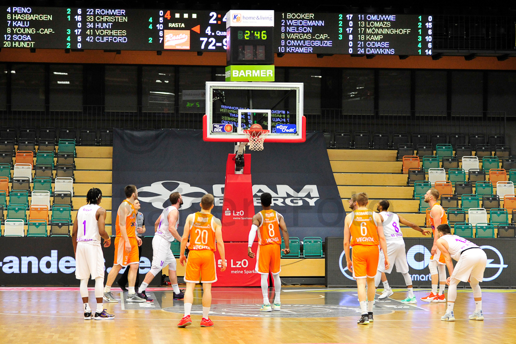 BBL - 25. Spieltag - RASTA Vechta vs. BG Goettingen - RASTA Dome Vechta - 27.03.2021 - copyright by Kaisen-Foto