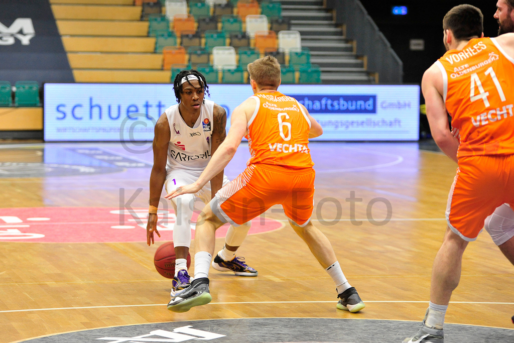 BBL - 25. Spieltag - RASTA Vechta vs. BG Goettingen - RASTA Dome Vechta - 27.03.2021 - copyright by Kaisen-Foto