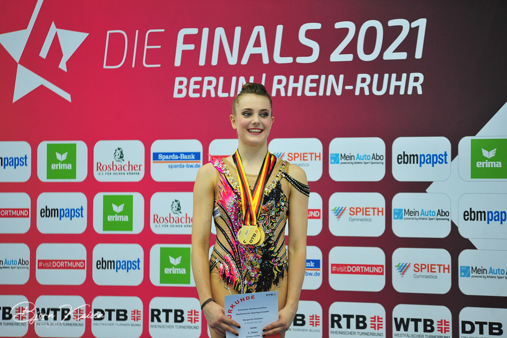 Die Finals 2021 - Finals Rhythmische Sportgymnastik - 04.06.2021 in der Dortmunder Westfalenhalle - copyright by Kaisen-Foto