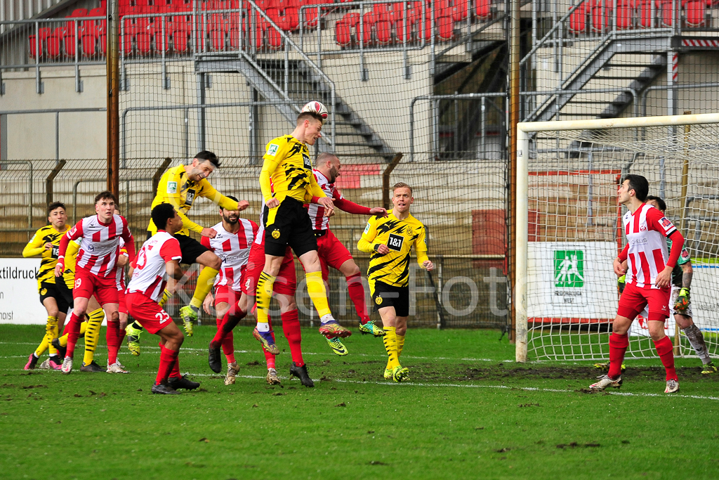 Regionalliga West - 30. Spieltag - Rot Weiss Ahlen vs. Borussia Dortmund U23 - Wersestadion - 13.03.2021 - copyright by Kaisen-Foto
