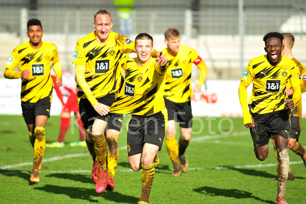 Regionalliga West - 30. Spieltag - Rot Weiss Ahlen vs. Borussia Dortmund U23 - Wersestadion - 13.03.2021 - copyright by Kaisen-Foto