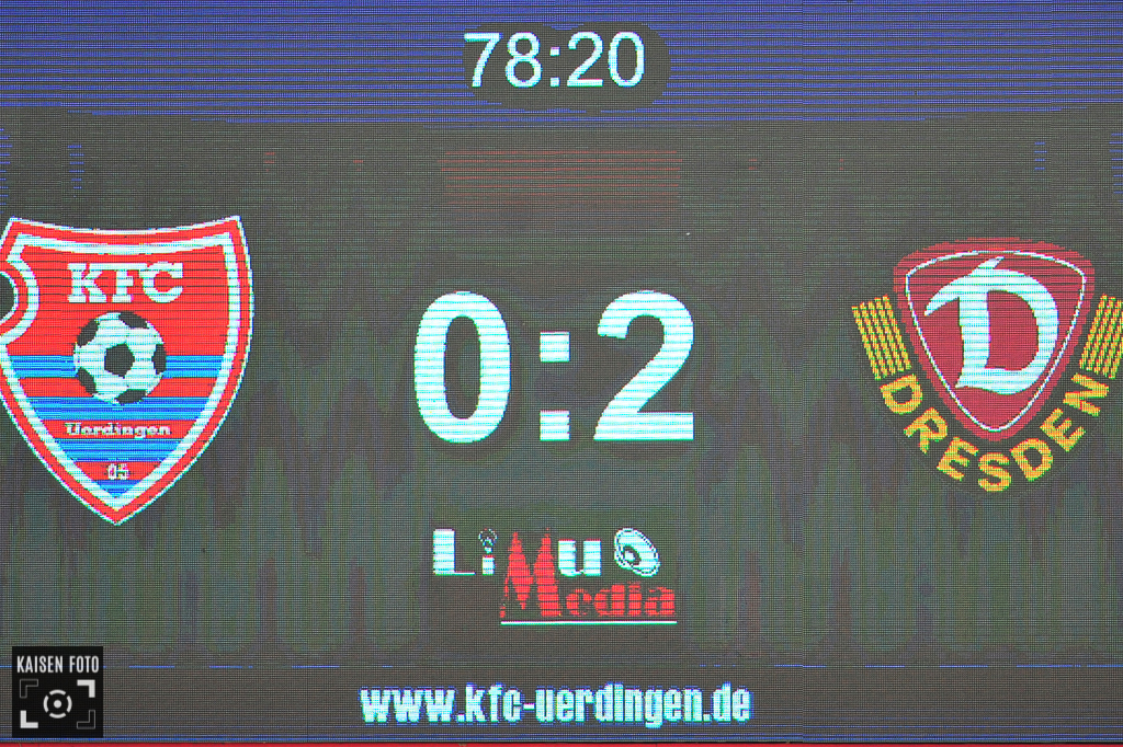 3. Liga - Saison 20-21 - 33. Spieltag - KFC Uerdingen vs. SG Dynamo Dresden - am 01.05.2021 im Stadion am Lotter Kreuz in Lotte - copyright by Kaisen-Foto