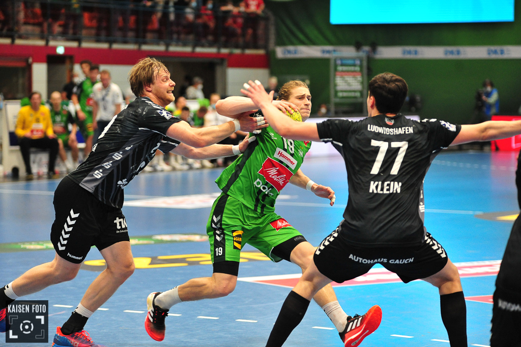 LiquiMoly Handball Bundesliga - Saison 20-21 - 37. Spieltag - TSV GWD Minden vs. Eulen Ludwigsburg am 24.06.2021 in der Merkur Arena in Luebbecke - copyright by Kaisen-Foto