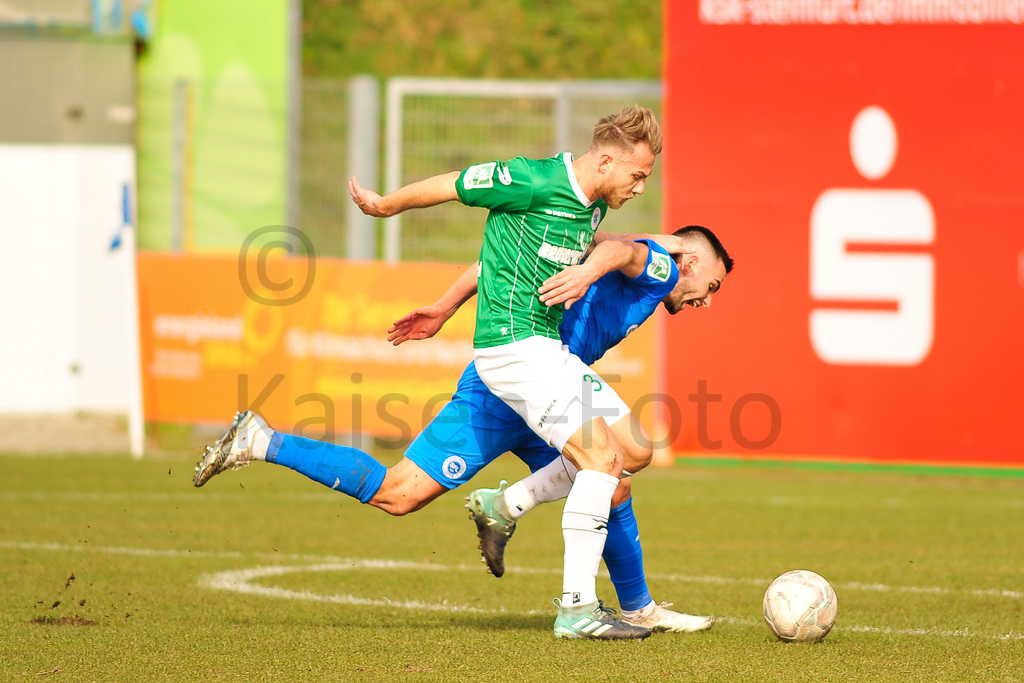 Regionalliga West - 31. Spieltag - Sportfreunde Lotte vs. RW Oberhausen - Stadion am Lotter Kreuz - 20.03.2021 - copyright by Kaisen-Foto