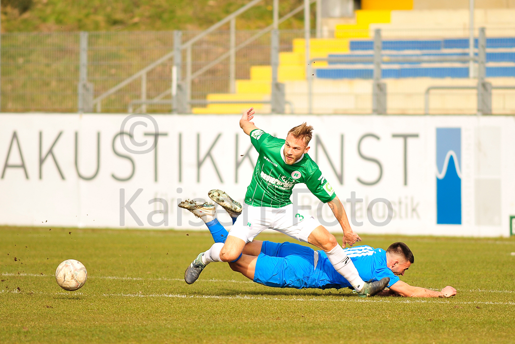 Regionalliga West - 31. Spieltag - Sportfreunde Lotte vs. RW Oberhausen - Stadion am Lotter Kreuz - 20.03.2021 - copyright by Kaisen-Foto